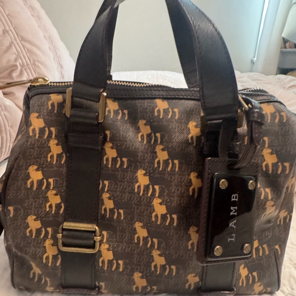 L.A.M.B. Black and Brown satchel / hand bag  Bag